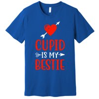 Cupid Is My Bestie Funny Cupid Enthusiast Valentine Love Great Gift Premium T-Shirt