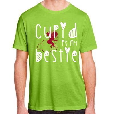 Cupid Is My Bestie Cute Gift Adult ChromaSoft Performance T-Shirt