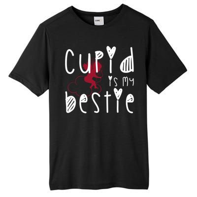 Cupid Is My Bestie Cute Gift Tall Fusion ChromaSoft Performance T-Shirt