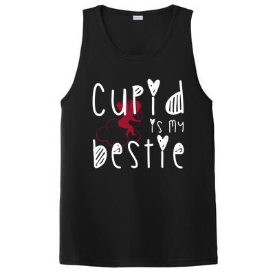 Cupid Is My Bestie Cute Gift PosiCharge Competitor Tank