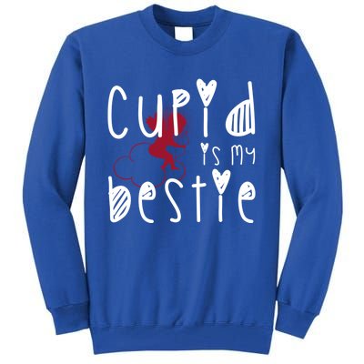 Cupid Is My Bestie Cute Gift Tall Sweatshirt