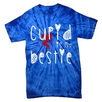 Cupid Is My Bestie Cute Gift Tie-Dye T-Shirt