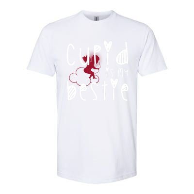 Cupid Is My Bestie Cute Gift Softstyle CVC T-Shirt