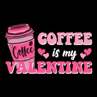 Coffee Is My Valentine Retro Cute 16 in Basic Backpack
