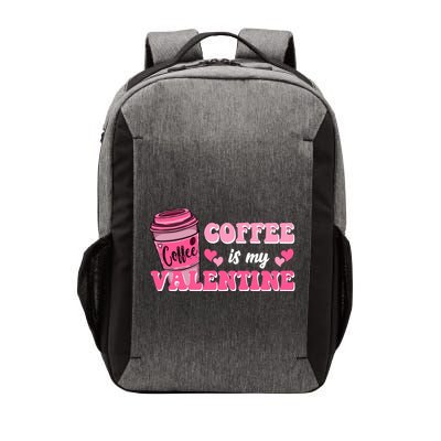 Coffee Is My Valentine Retro Cute Vector Backpack