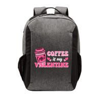 Coffee Is My Valentine Retro Cute Vector Backpack