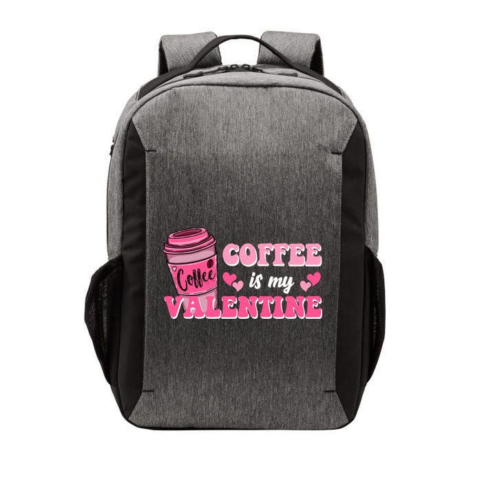 Coffee Is My Valentine Retro Cute Vector Backpack