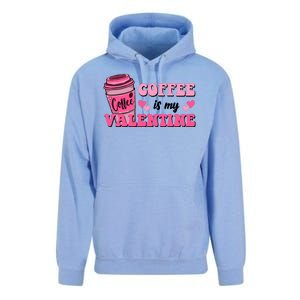 Coffee Is My Valentine Retro Cute Unisex Surf Hoodie