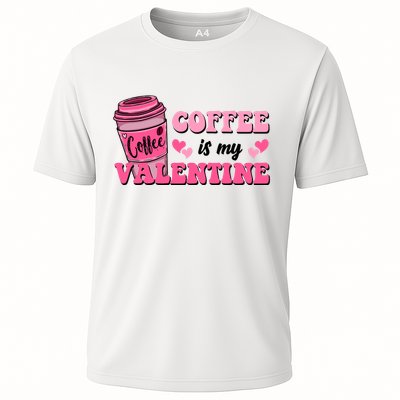 Coffee Is My Valentine Retro Cute Performance Shirt
