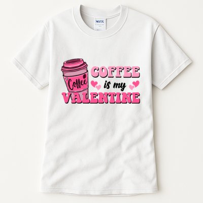 Coffee Is My Valentine Retro Cute Tall T-Shirt