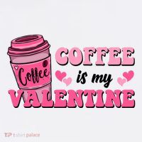 Coffee Is My Valentine Retro Cute Sustainable Bucket Hat