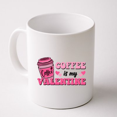 Coffee Is My Valentine Retro Cute Mug