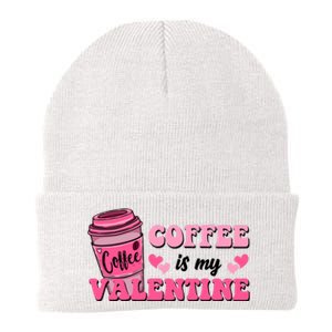 Coffee Is My Valentine Retro Cute Knit Cap Winter Beanie