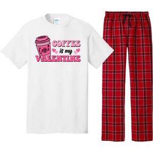 Coffee Is My Valentine Retro Cute Pajama Set