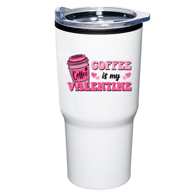 Coffee Is My Valentine Retro Cute Tumbler