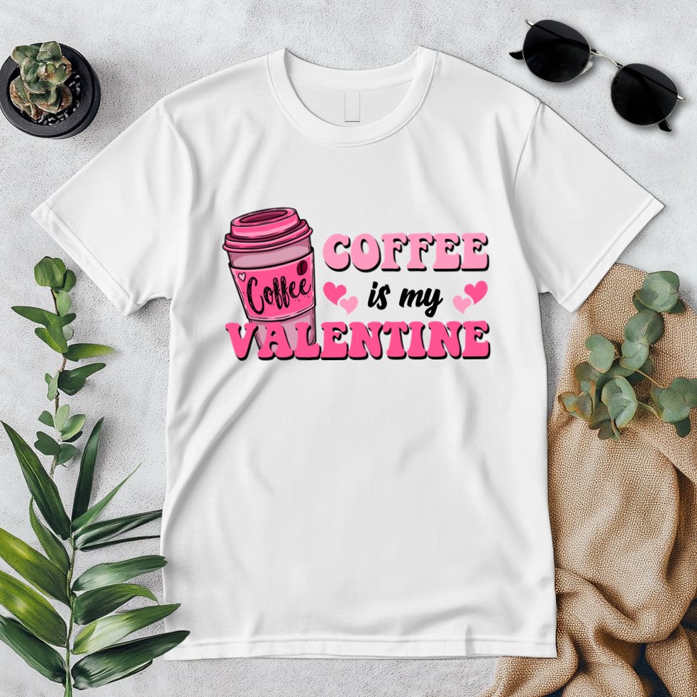 Coffee Is My Valentine Retro Cute Premium T-Shirt