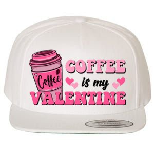 Coffee Is My Valentine Retro Cute Wool Snapback Cap