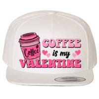 Coffee Is My Valentine Retro Cute Wool Snapback Cap