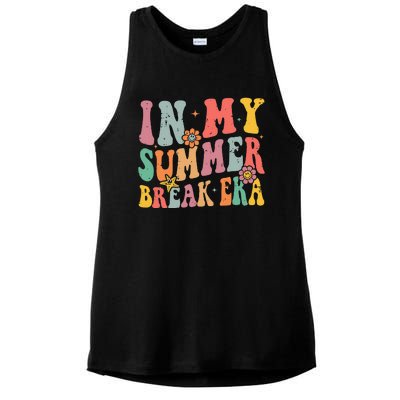 Cute In My Summer Break Era Funny Teacher Last Day Of School Ladies PosiCharge Tri-Blend Wicking Tank