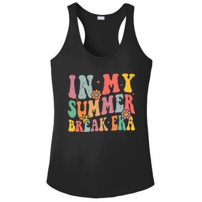 Cute In My Summer Break Era Funny Teacher Last Day Of School Ladies PosiCharge Competitor Racerback Tank