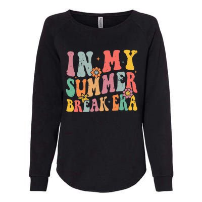 Cute In My Summer Break Era Funny Teacher Last Day Of School Womens California Wash Sweatshirt