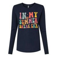 Cute In My Summer Break Era Funny Teacher Last Day Of School Womens Cotton Relaxed Long Sleeve T-Shirt