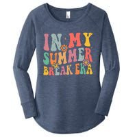 Cute In My Summer Break Era Funny Teacher Last Day Of School Women's Perfect Tri Tunic Long Sleeve Shirt