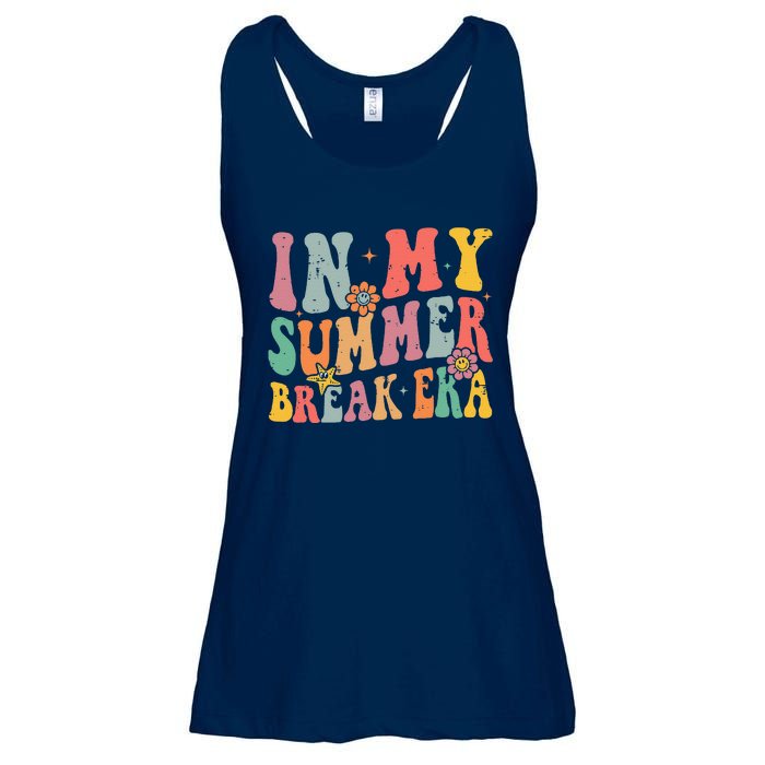 Cute In My Summer Break Era Funny Teacher Last Day Of School Ladies Essential Flowy Tank