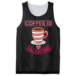 Coffee Is My Valentine Mesh Reversible Basketball Jersey Tank