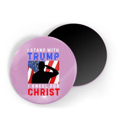 Christ Is My Savior Lord Trump My President Magnet