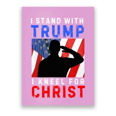 Christ Is My Savior Lord Trump My President Poster