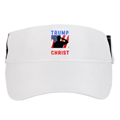 Christ Is My Savior Lord Trump My President Adult Drive Performance Visor