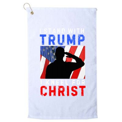 Christ Is My Savior Lord Trump My President Golf Towel