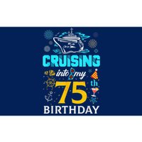 Cruising Into My 75 Year Old Birthday Squad 75th Cruise Bday Bumper Sticker