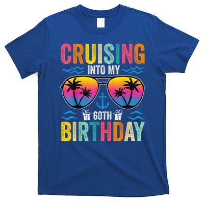 Cruising Into My 60th Birthday Family Cruise 60 Birthday T-Shirt