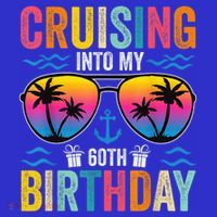 Cruising Into My 60th Birthday Family Cruise 60 Birthday Premium T-Shirt