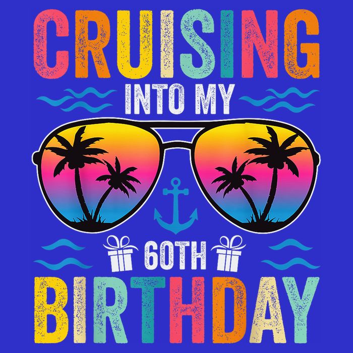 Cruising Into My 60th Birthday Family Cruise 60 Birthday Zip Tote Bag