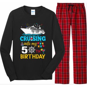 Cruising Into My 50 Year Old Birthday Party 50th BDay Long Sleeve Pajama Set