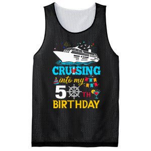 Cruising Into My 50 Year Old Birthday Party 50th BDay Mesh Reversible Basketball Jersey Tank