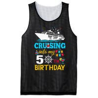 Cruising Into My 50 Year Old Birthday Party 50th BDay Mesh Reversible Basketball Jersey Tank