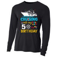 Cruising Into My 50 Year Old Birthday Party 50th BDay Cooling Performance Long Sleeve Crew