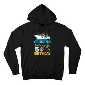 Cruising Into My 50 Year Old Birthday Party 50th BDay Tall Hoodie