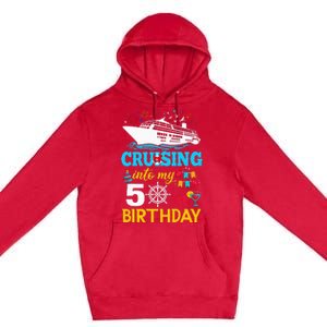 Cruising Into My 50 Year Old Birthday Party 50th BDay Premium Pullover Hoodie