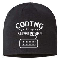 Coding Is My Superpower Coder Code Software Programmer Sustainable Beanie