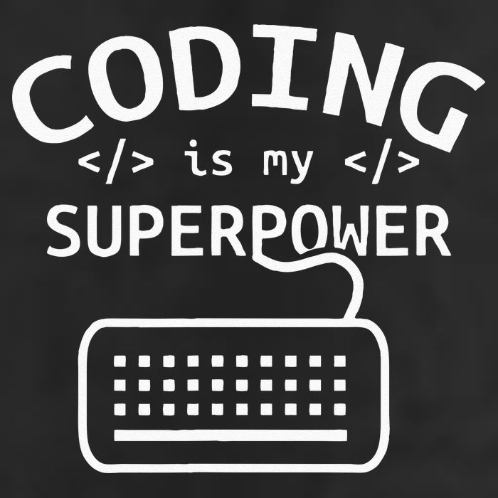 Coding Is My Superpower Coder Code Software Programmer Crop Fleece Hoodie