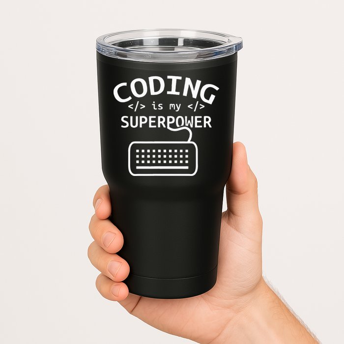 Coding Is My Superpower Coder Code Software Programmer Tumbler