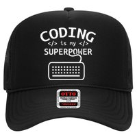 Coding Is My Superpower Coder Code Software Programmer Trucker Hat