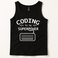 Coding Is My Superpower Coder Code Software Programmer Tank Top