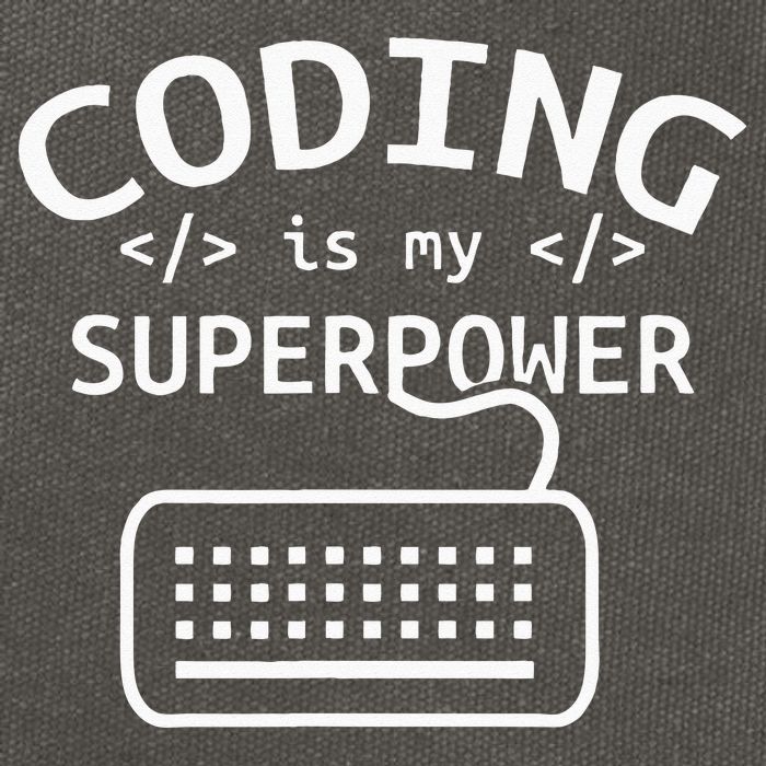 Coding Is My Superpower Coder Code Software Programmer Cotton Canvas Backpack
