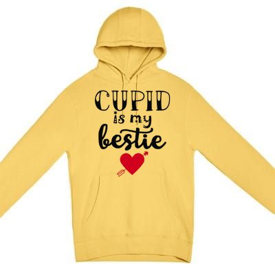 Cupid Is My Bestie Unisex Gift Premium Pullover Hoodie